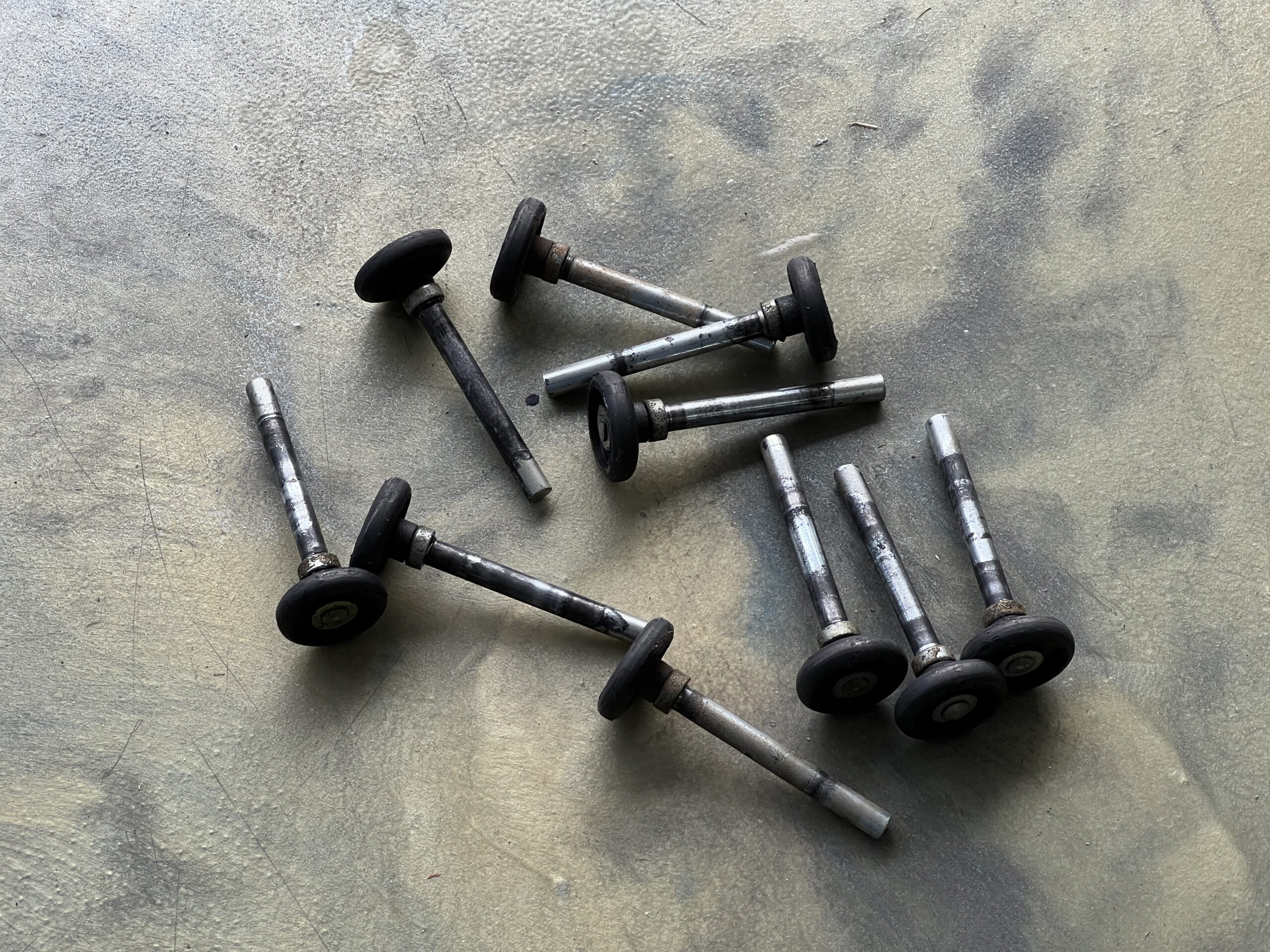 Replacement garage door rollers for garage door roller repair